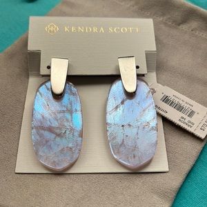 Kendra Scott Aragon Drop Earrings In Rhodium
